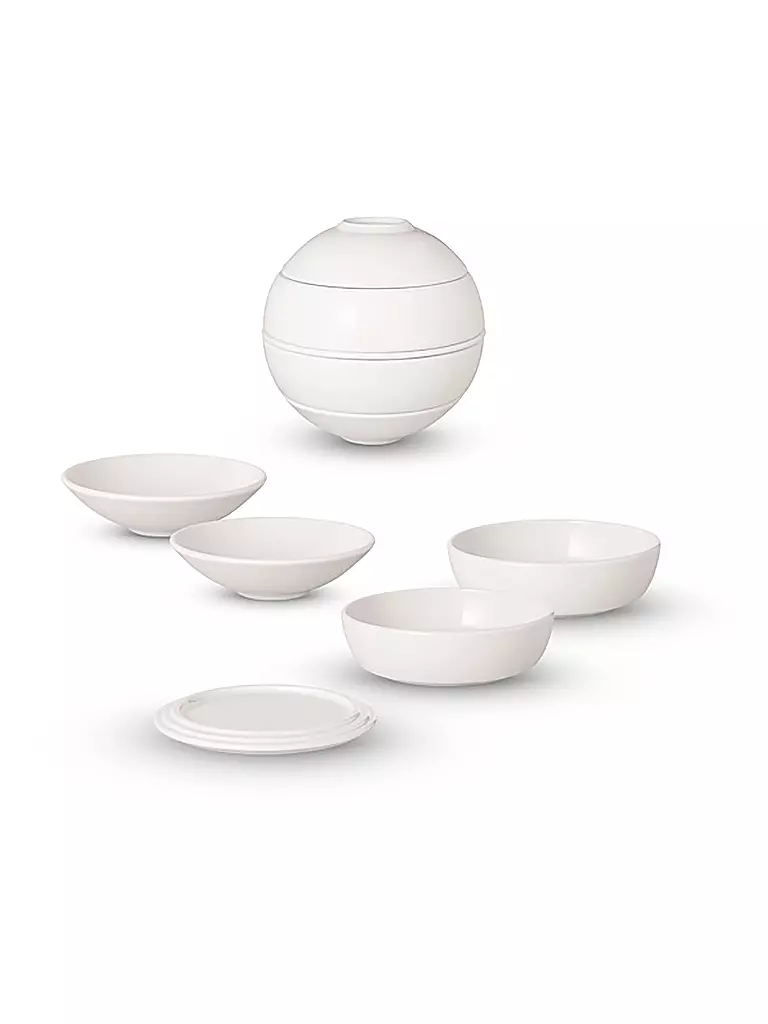 VILLEROY & BOCH La Petite Boule WHITE ICONIC 5tlg weiss