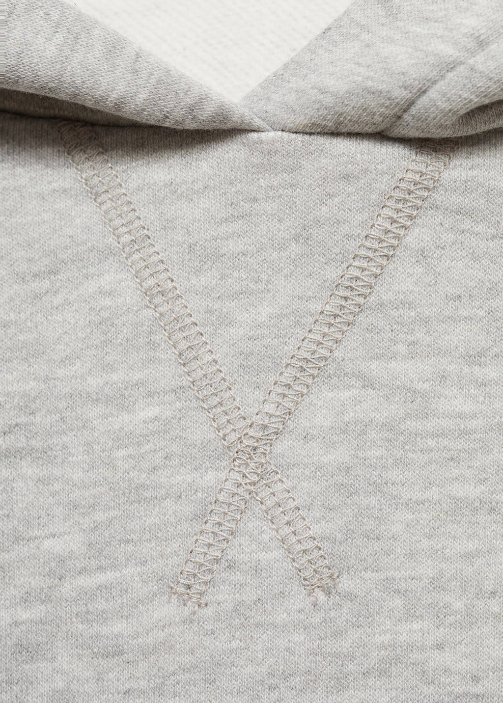 MANGO TEEN hoodie grijs melange