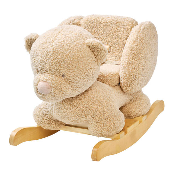 BASCULE TEDDY OURS - BEIGE - NATTOU