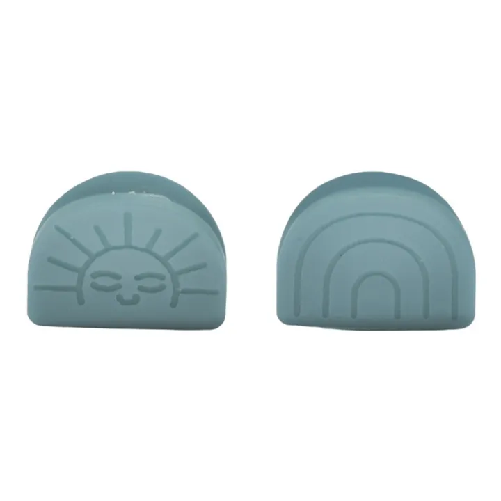 Grech & Co Set de 2 Pinces | Bleu ciel