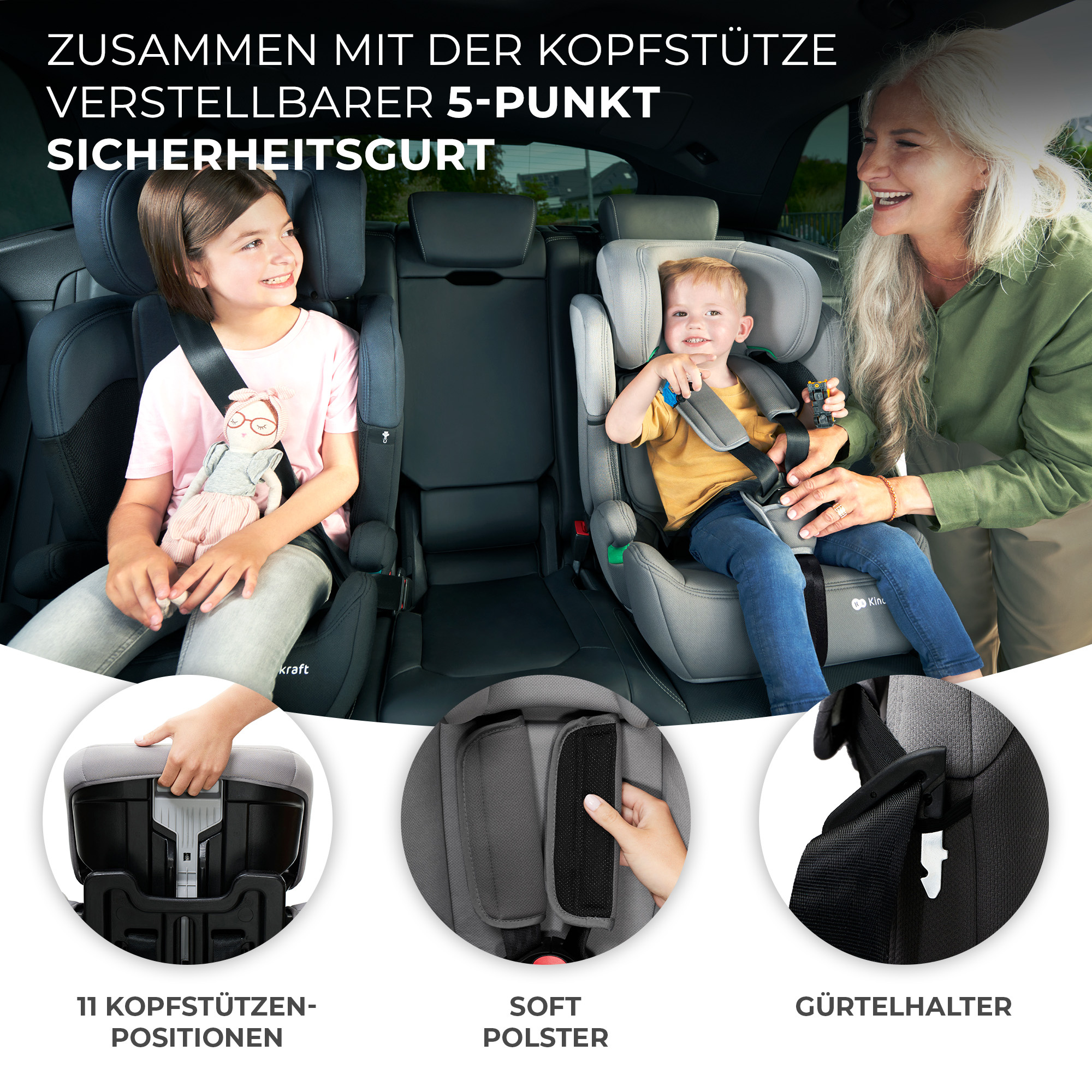 Autositz KINDERKRAFT COMFORTUP