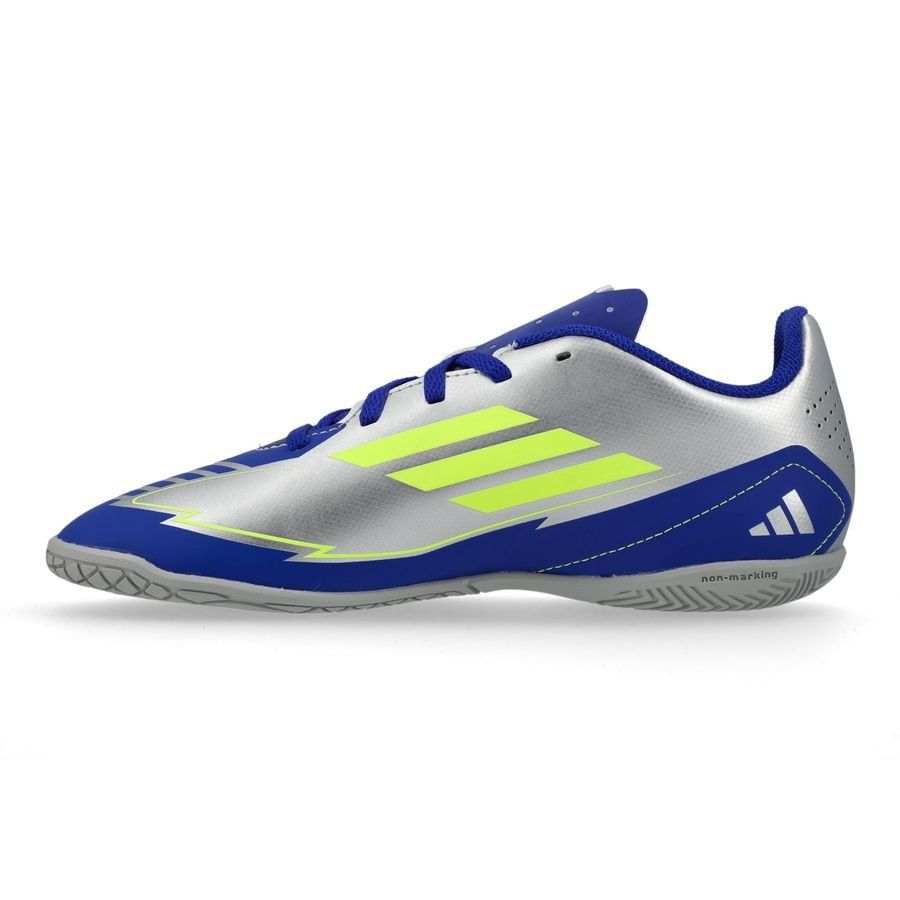 adidas F50 Messi Club IN La Vida Rapida - Argenté/Jaune/Bleu Enfant
