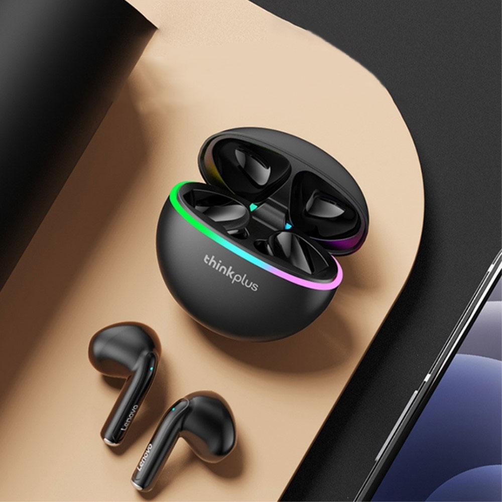 thinkplus Live Pods XT97 Kabellose TWS Bluetooth 5.2 In-Ear Kopfhörer LED Headset mit Ladecase (250mAh) - Weiss