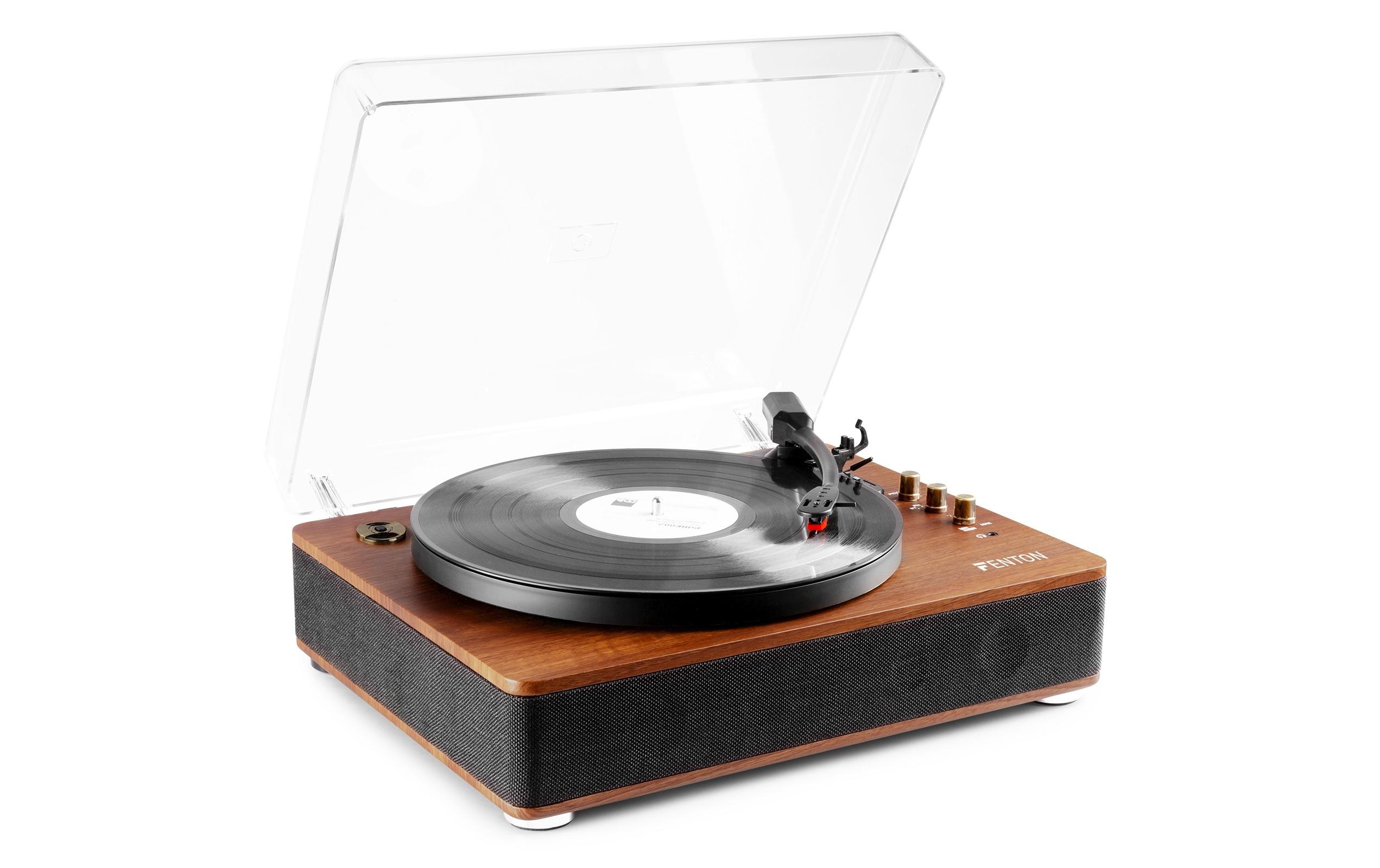 Plattenspieler mit Bluetooth RP162 Dunkelbraun<br>Retro Plattenspieler mit Bluetooth, USB-Player und Umwandlungsmöglichkeit für Schallplatten