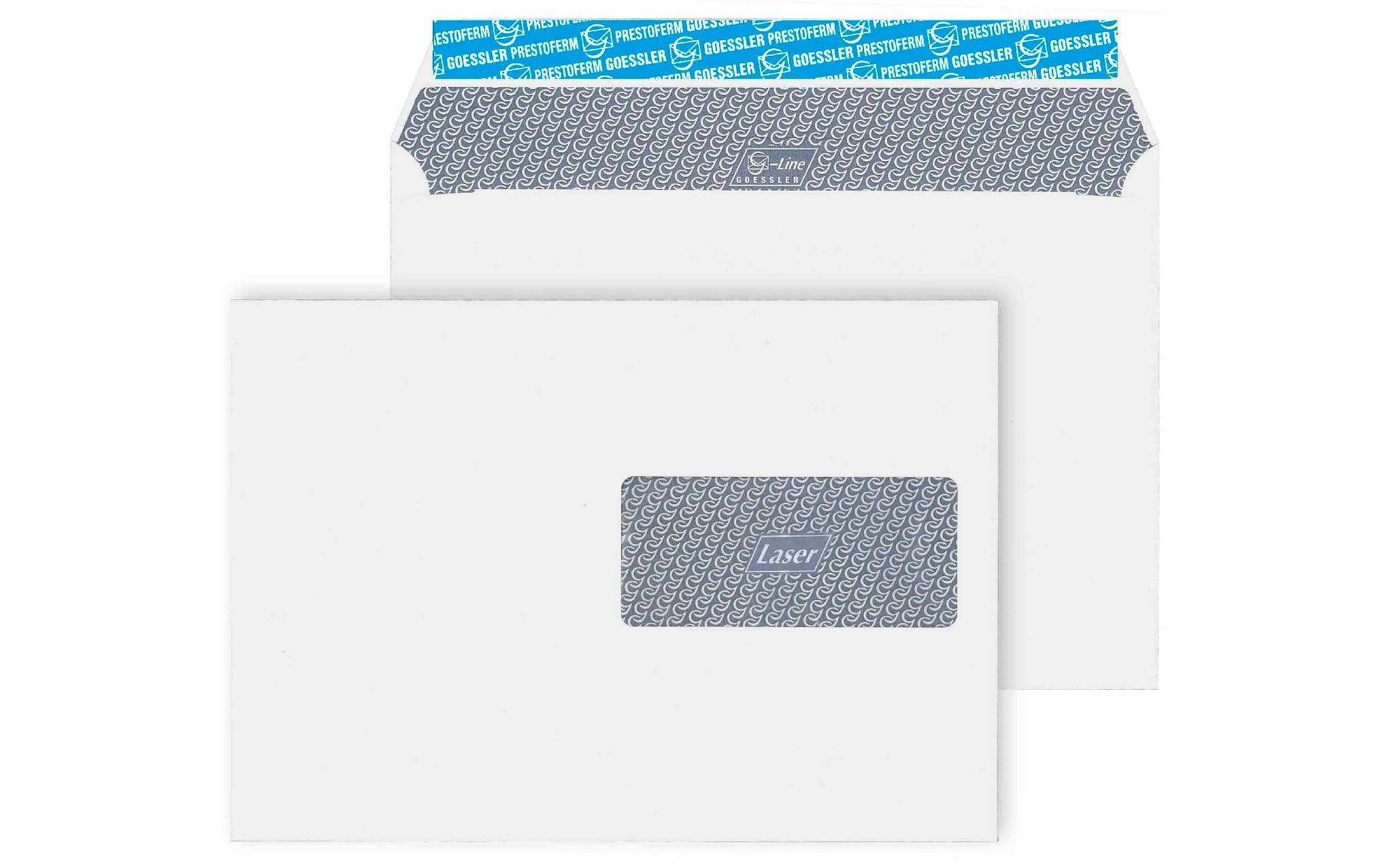 Couvert mit Fenster G-Line Laser C5, Rechts, 500 StückLaserdrucker-Couverts