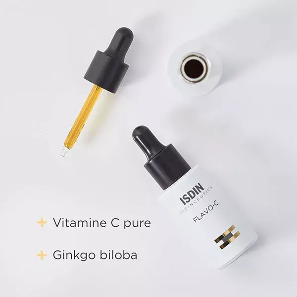 ISDIN Isdinceutics Flavo-C Sérum Facial Antioxidante com Vitamina C Pura 30ml