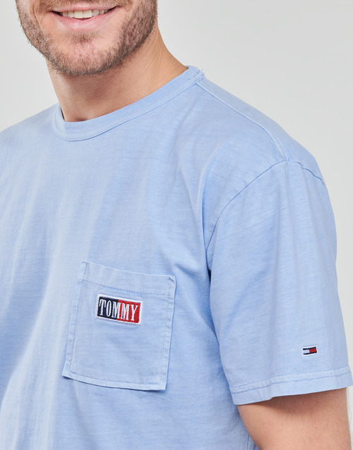 Tommy Jeans - TJM CLSC TIMELESS TOMMY TEE - Bleu ciel