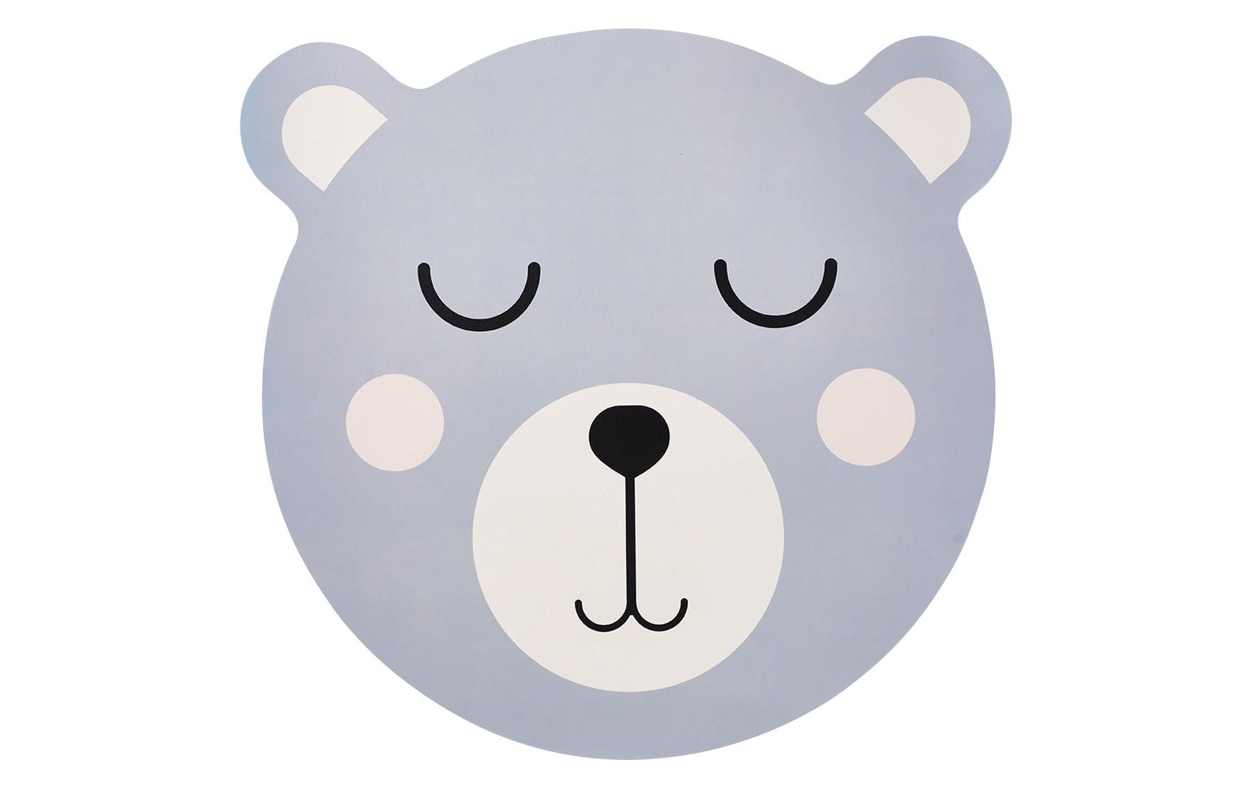 Kindertischset Bär Blau ø 38 cmTischset im Bären-Design