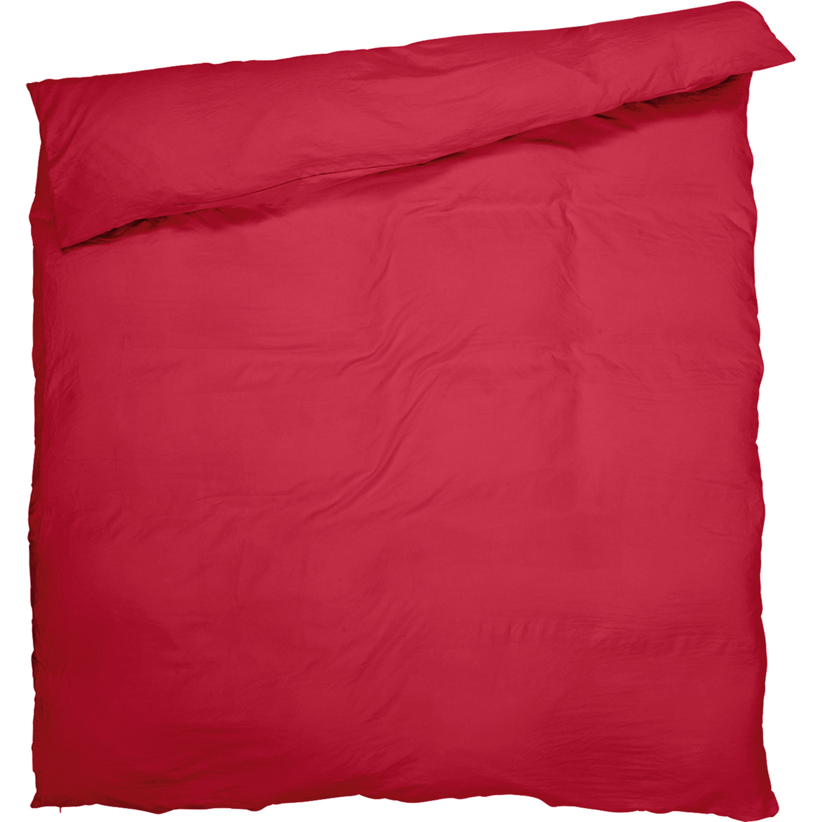 Bettwäsche Satin uni divers rot
