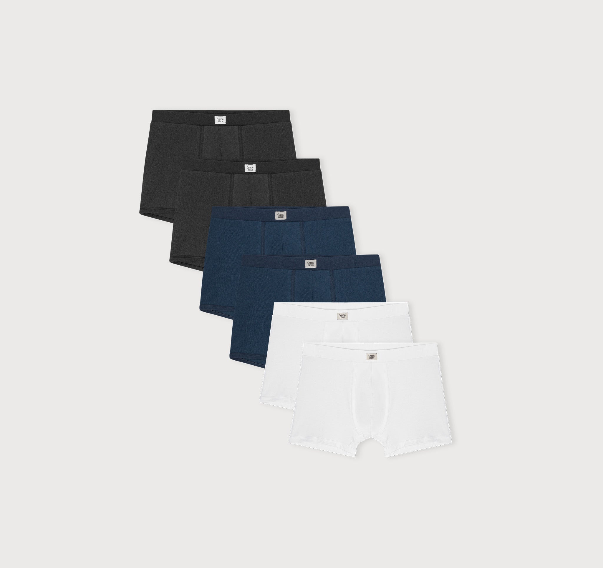 ORGANIC COTTON<br>Core Icon Rib Trunks 6-Pack