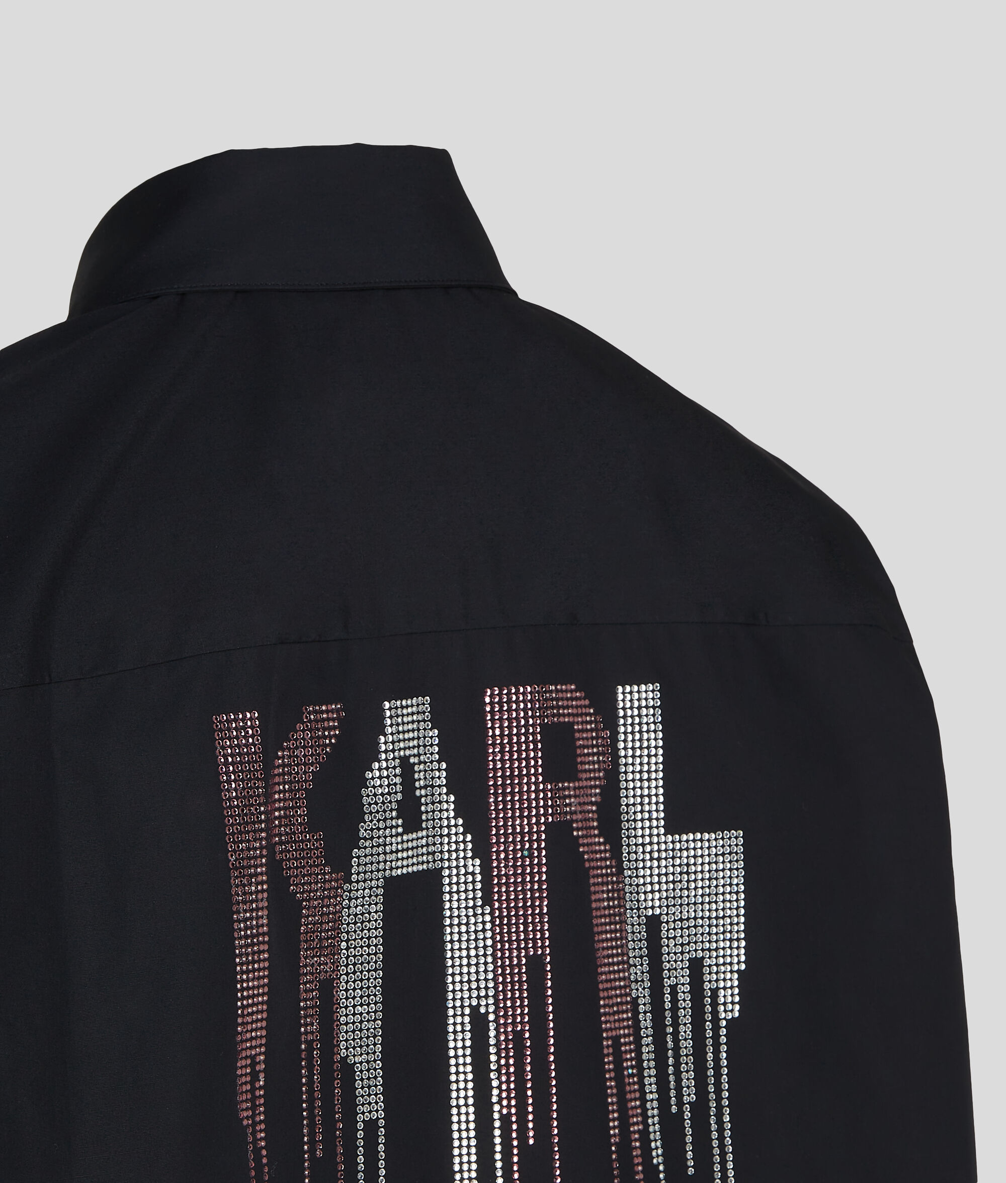 CHEMISE TUNIQUE AVEC LOGO KARL EN STRASS