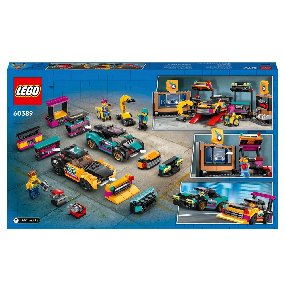 LEGO City 60389 Benutzerdefiniertes Autowerkstatt-Mechaniker-Set