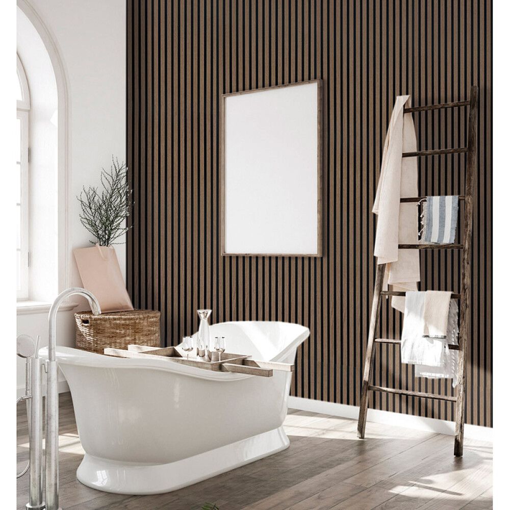 AKUSTIKKPANEL VILLA OLJET EIK 2440X605X22MM