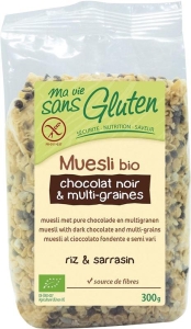Ma vie sans Gluten Bio Müesli Schokolade Mehrkorn glutenfrei, 300 g