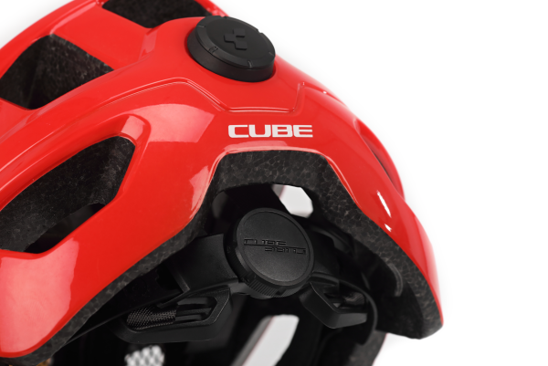 Cube Steep Cykelhjelm, Glossy Red