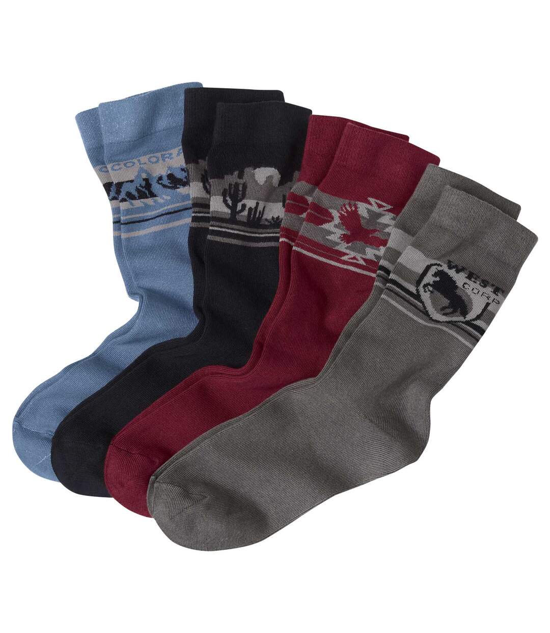 Lot de 4 Paires de Chaussettes Colorado