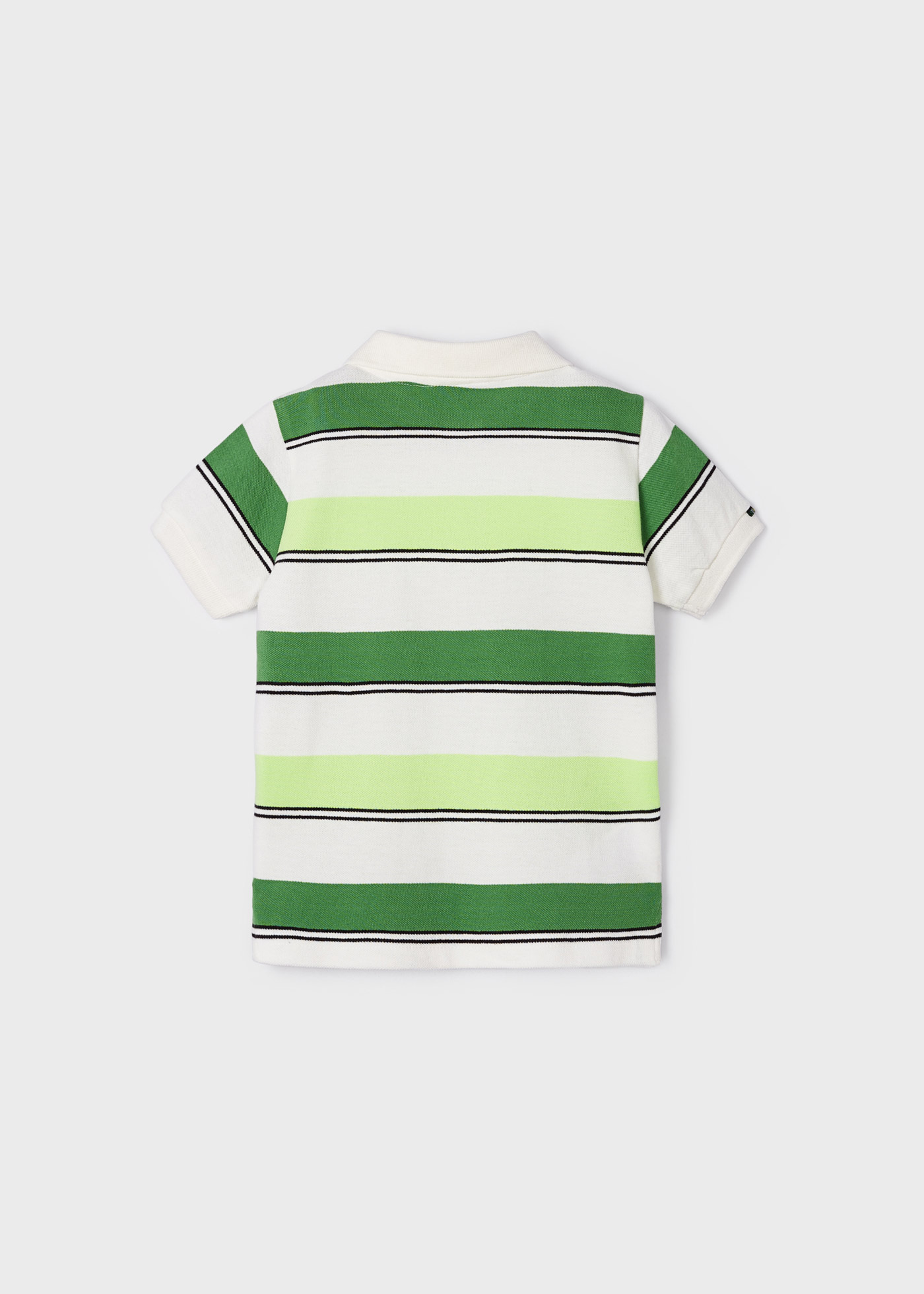 Camisa polo de manga curta com estampa para meninos