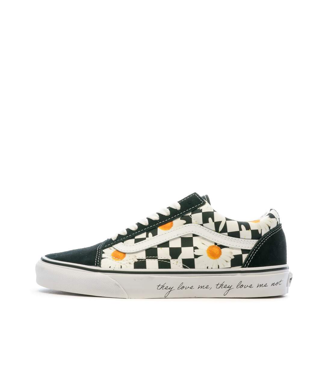 Baskets Blanches/Noires Femme Vans Ua Old Skool