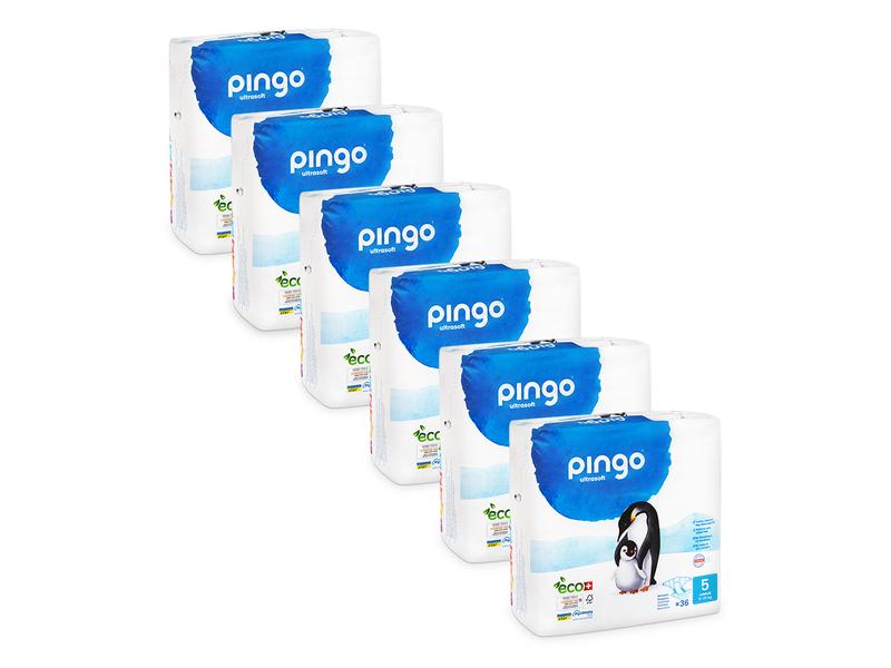 Pingo Windeln Grösse 5 Monatsbox Grösse 5, Junior-Pack, 216 Stück