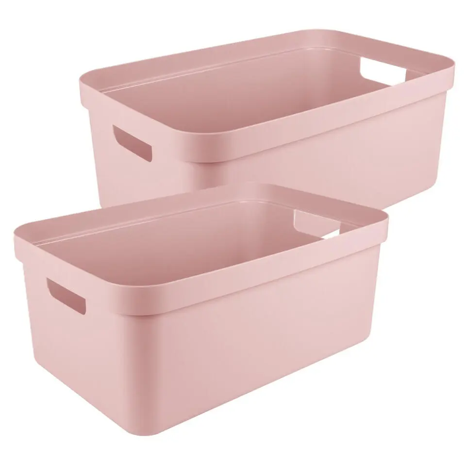 Sunware opbergbox Sigma - kunststof - 45L - lichtroze