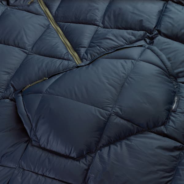 Sac de couchage THERMAREST HONCHO PONCHO DOWN OUTERSPACE BLUE