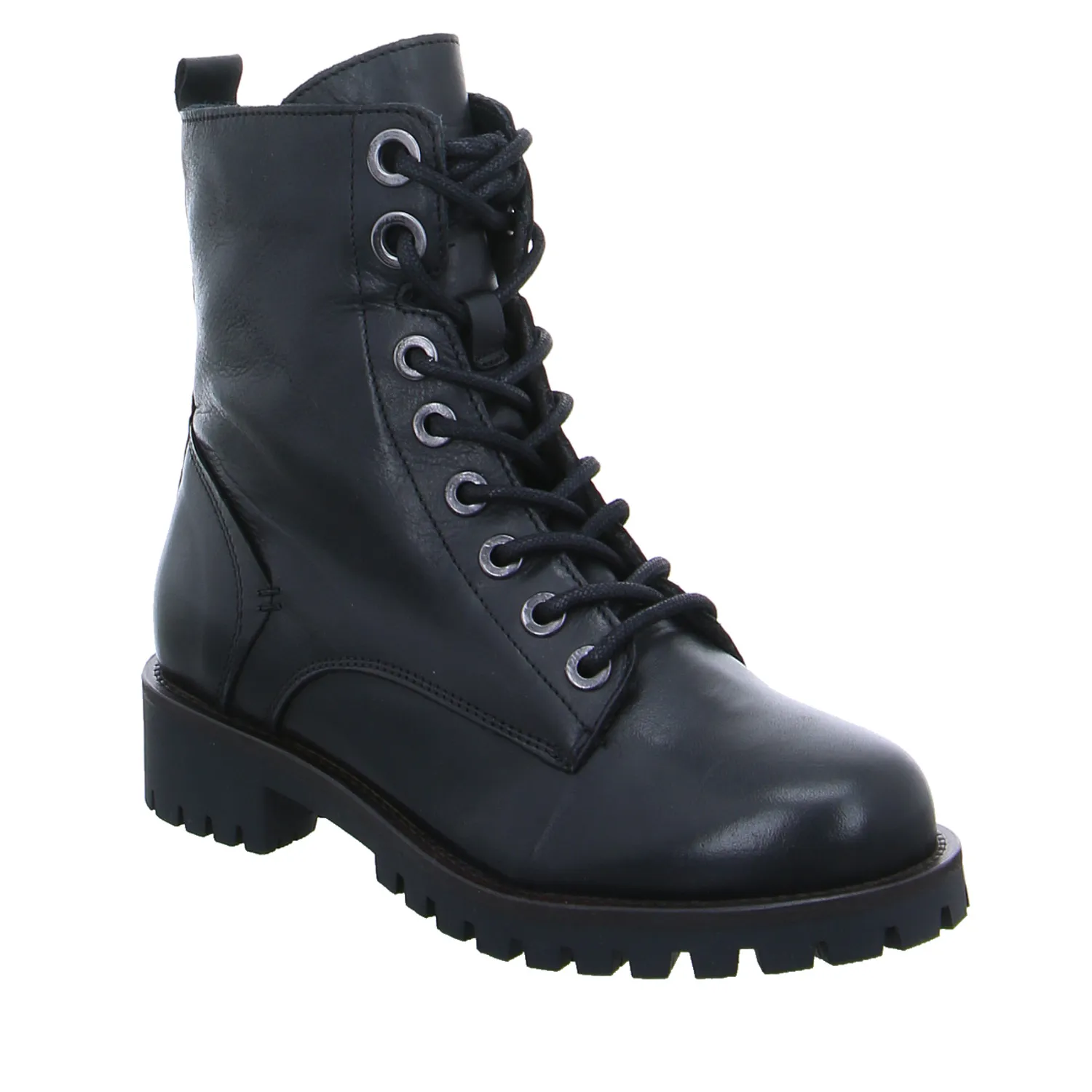 SCHUHENGEL Boot Schwarz Leder