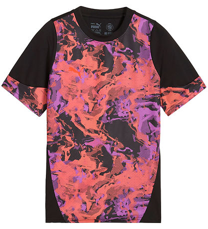 Puma T-Shirt - IndividualCUP Jr - Schwarz m. Print