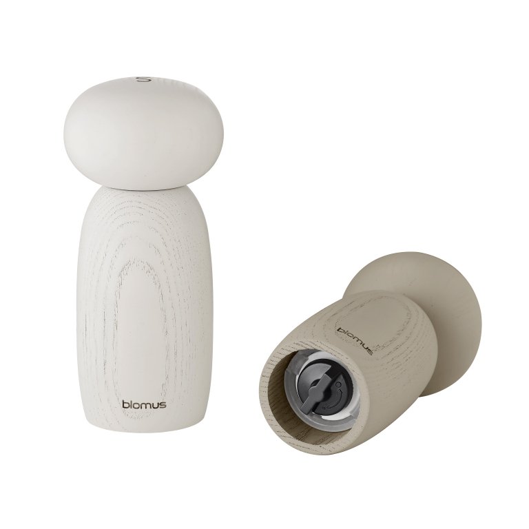 Blomus Moli peper- en zoutmolen set van 2 Moonbeam/Nomad