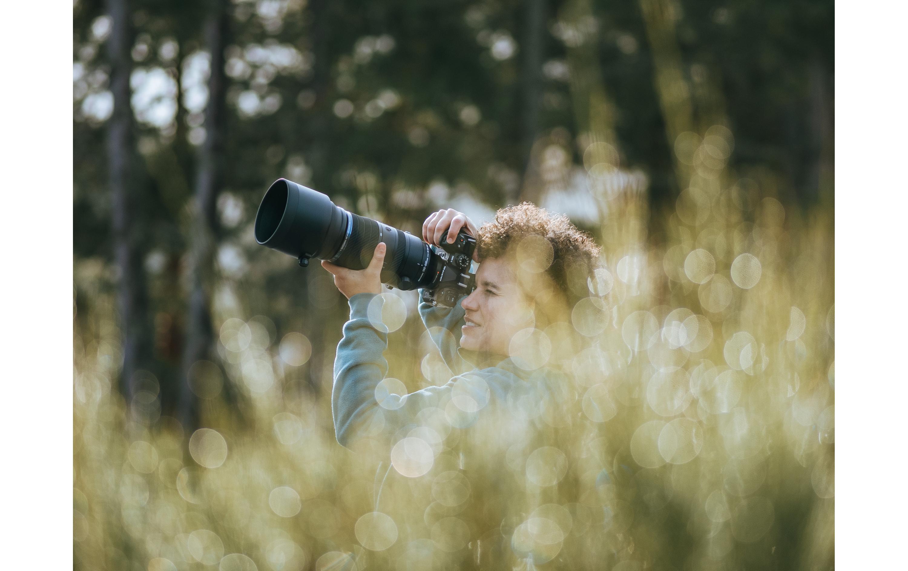 Zoomobjektiv M.Zuiko Digital ED 150-600mm F/5.0‑6.3 IS MFT<br>Objektiv für die Aufnahme von Tele- und Weitwinkelbildern