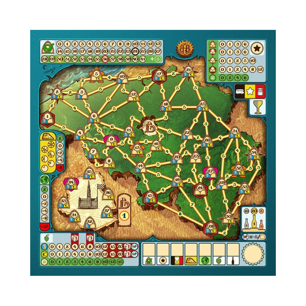 The Belgian Beers Race Dice