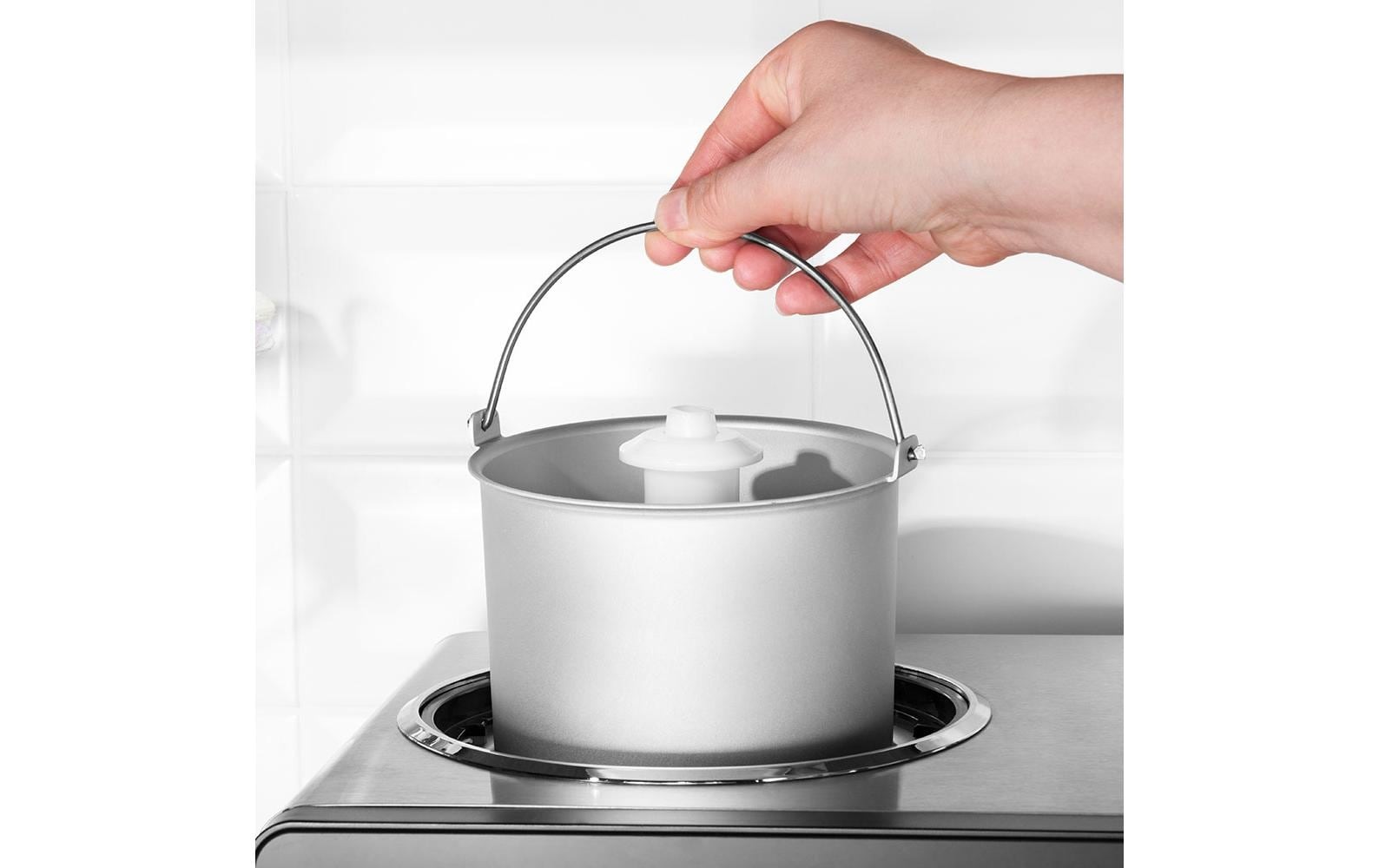 Gastroback Eismaschine »Advanced Control 45413 l, Schwarz/Silber« 1,5 l 150 W