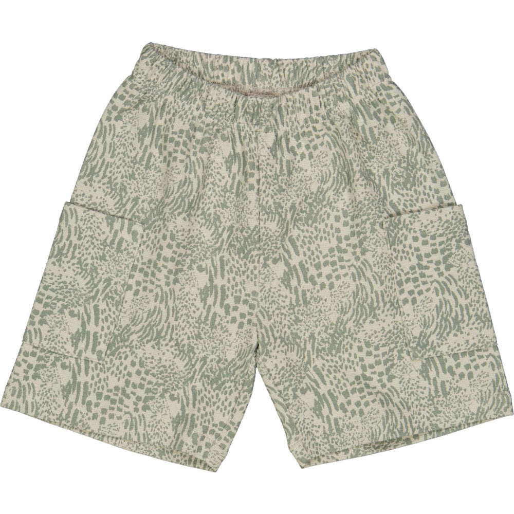 Køb Müsli Soft Green/ Poetry Green Leopard Cargo Shorts