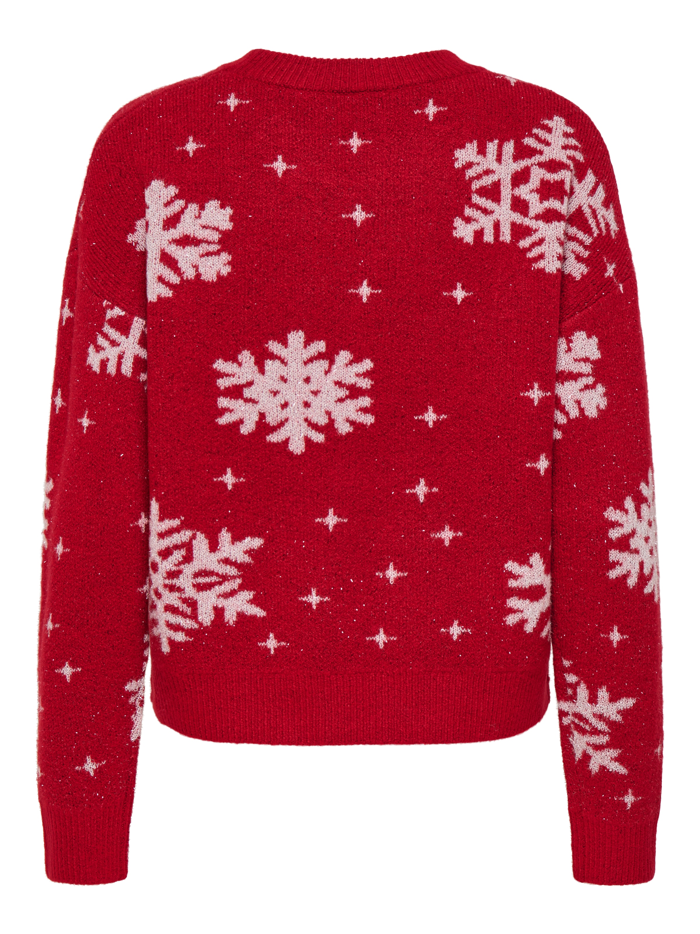 ONLY Weihnachtspullover »ONLXMAS ROLFA LS ONECK SNOWFLAKES KNT«