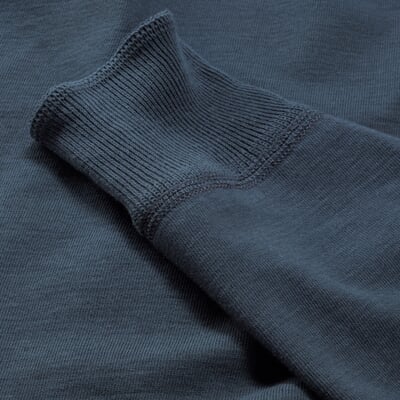 Herrenshirt Jersey Langarm, Dunkelblau