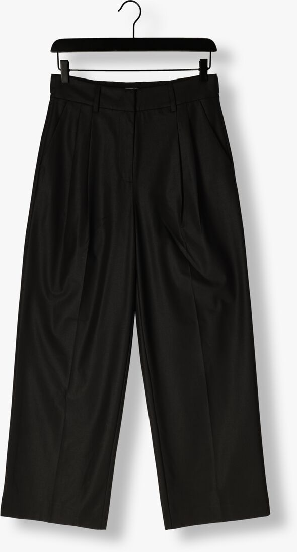 zwarte co'couture wijde broek sibellecc pleat ll pant