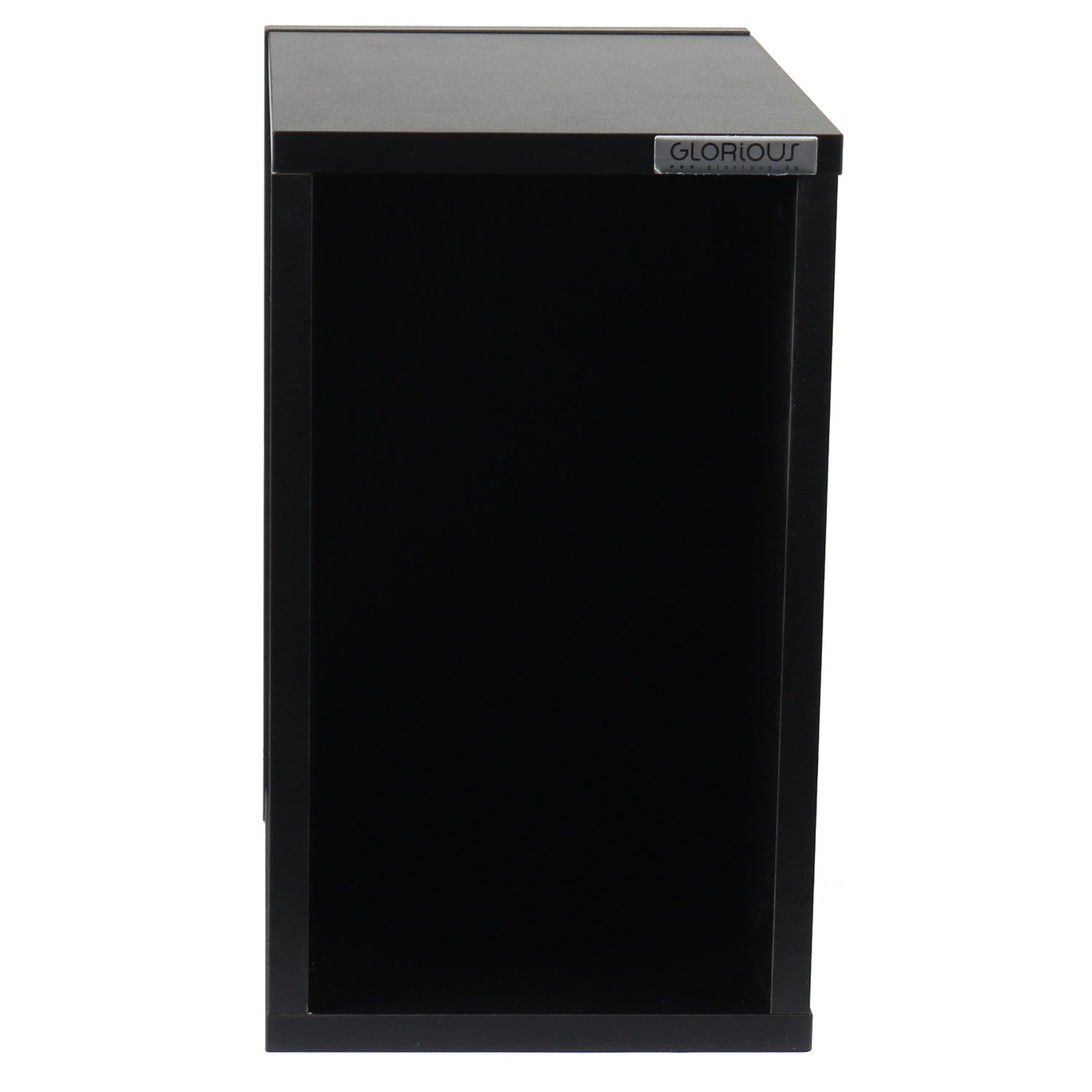Glorious Record Box Black 55 compartiment voor 12 inch vinyl