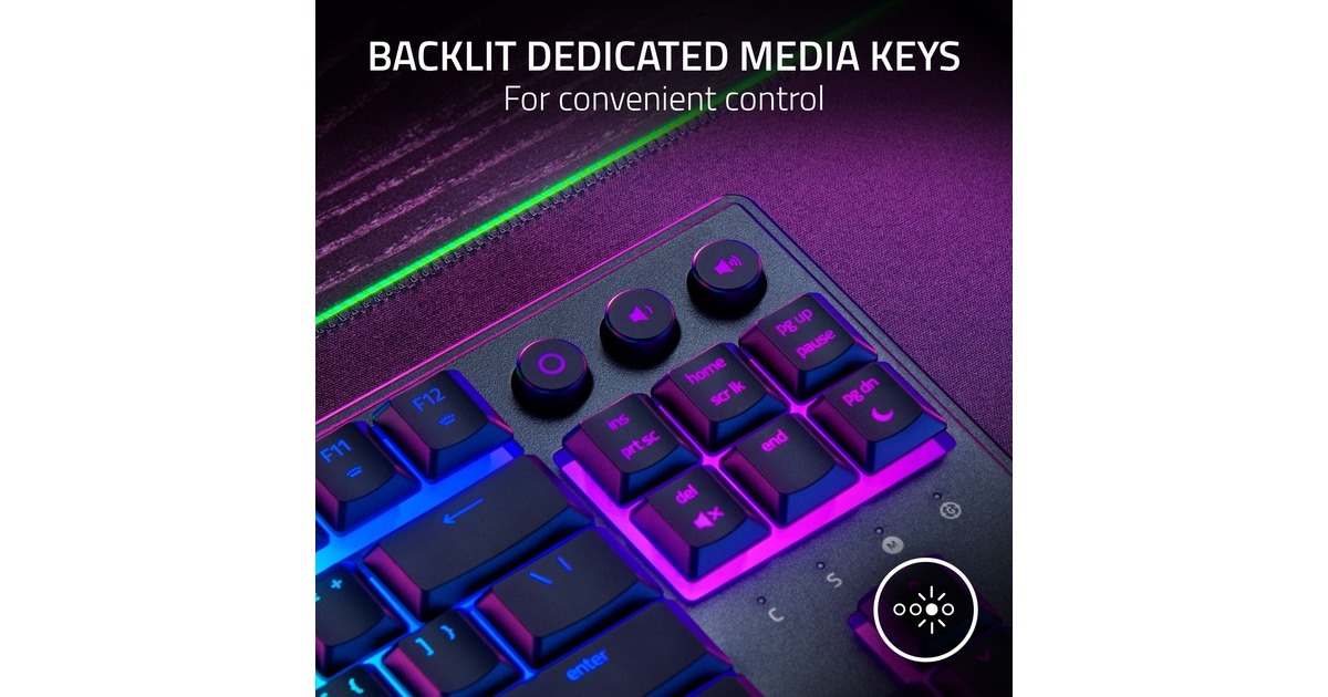 RazerOrnata V3 TKL, gaming toetsenbord  (Zwart, US lay-out, Razer Hybrid-Mecha-Membrane)