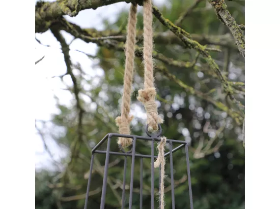 Lanterne jardin extérieur à poser bougie ancienne métal noir 36cm