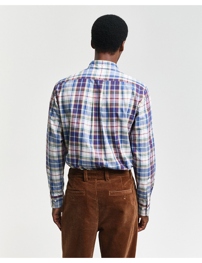 Regular Fit Red Checkered Shirt