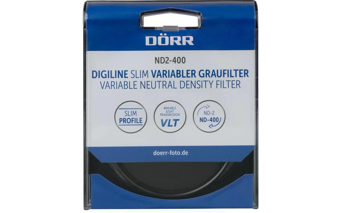 Graufilter Digiline Slim Variabler ND2-400 – 52 mmVariabler Graufilter reduziert die Lichtmenge