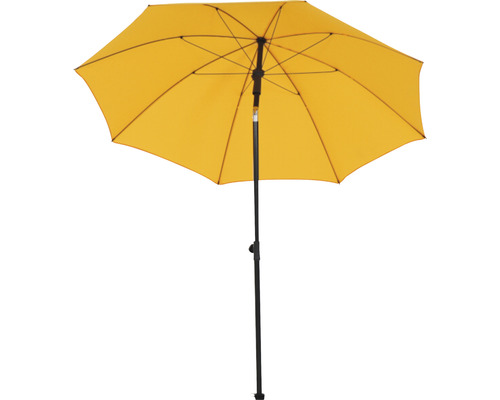 City center paalparasol Siena Garden antraciet/geel