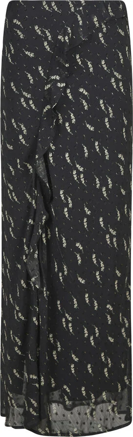 Neo Noir Vinza Flower Branch Skirt Black