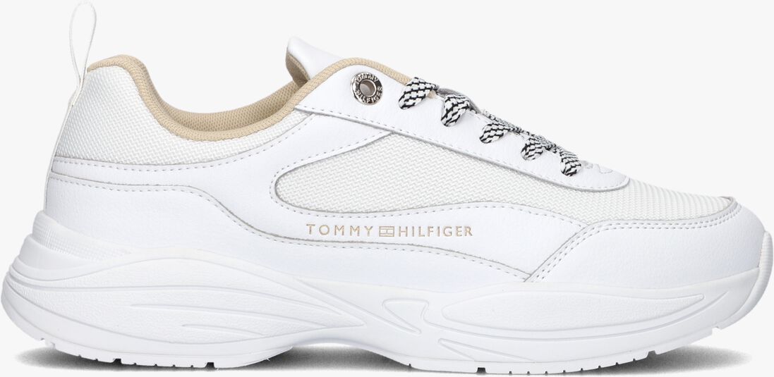 TOMMY HILFIGER witte tommy hilfiger lage sneakers chunky runner