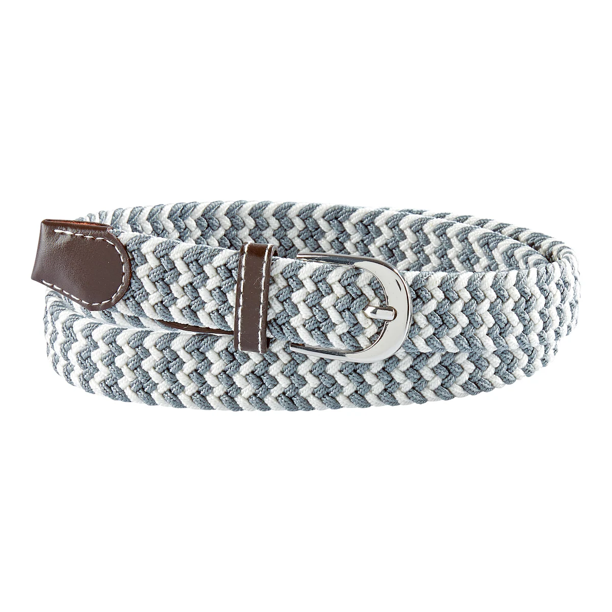Damen-Flexigürtel - weiß-grau
