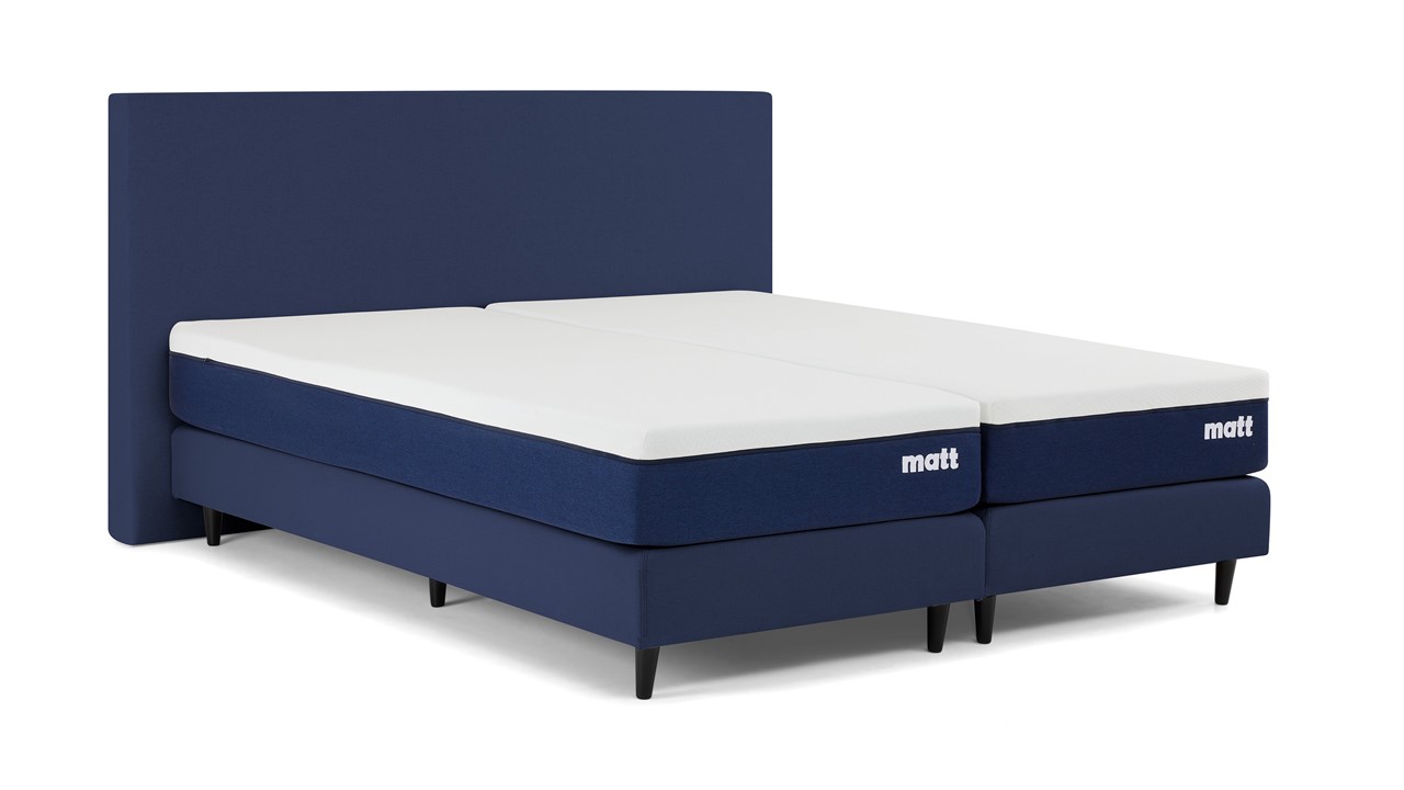 Matt Sleeps Boxspring Original met matras Matt blauw