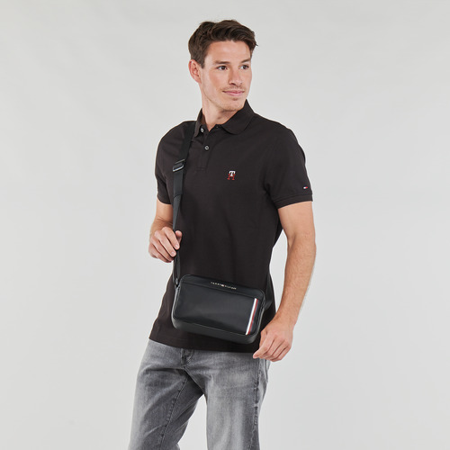Tommy Hilfiger - TH PIQUE PU EW REPORTER - Noir