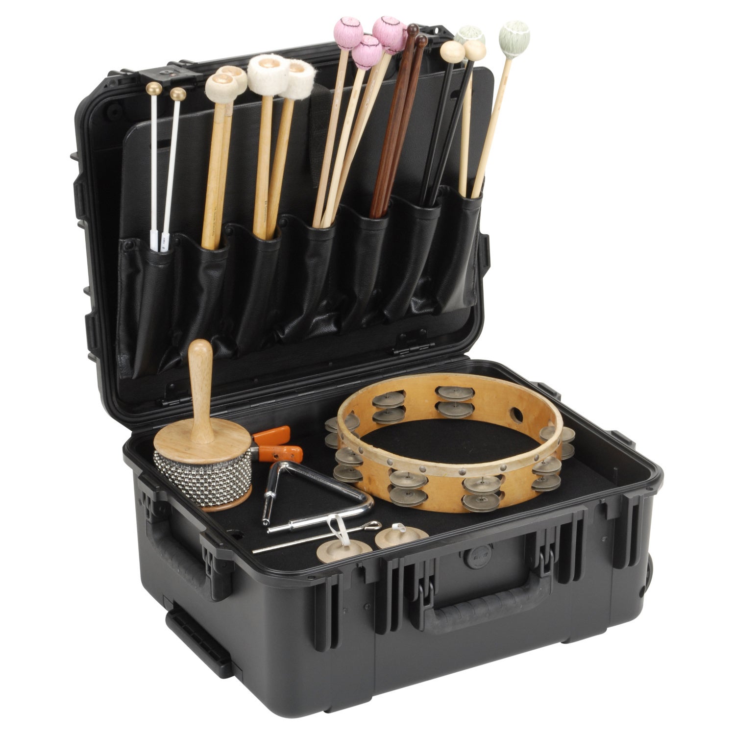SKB iSeries 1914-8 waterdichte flightcase percussie en stokken