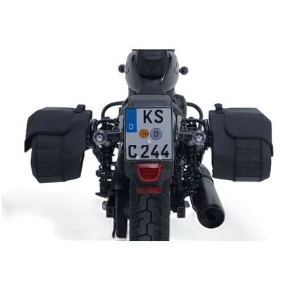 Sacoches cavalières SW-MOTECH LH1/LH1 Legend Gear set (2 X 19.5 litres) avec supports - Noir