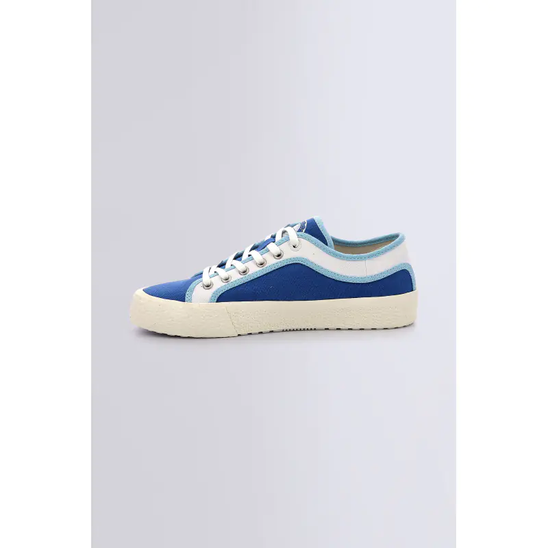 ARVEIL BLEU BLANC BASKETS BASSES Textile Femme