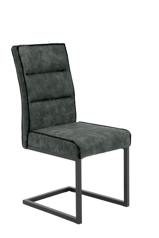 LIV‘IN Esszimmerstuhl NEAPEL 4er Set Vintage anthrazit